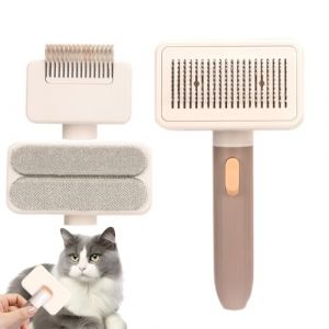 Yjkedfh Brosse Anti-Peluche Pour Chien | Outil De Toilettage Et Massage Pour Animaux, Peigne Anti-Peluche | Brosse De Toilettage Pour Chat | Pour Chiens Chiots Chatons Maison Salon Bain Spa Douche (sotryile, neuf)