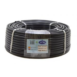 S&M 010033 – Tuyau pour arrosage en Goutte à Goutte, 12 mm x 100 m, Noir (LaTiendadelJardin-com (Ne pas expédier vers îles), neuf)