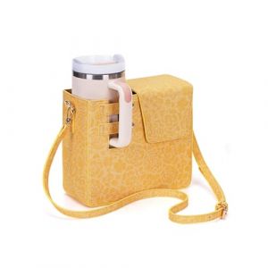 Orgonite Sac &agrave; bandouli&egrave;re portable pour Stanley Sport Sac &agrave; bandouli&egrave;re Stanley Cup Sac pour bouteilles d'eau Sac de transport pour accessoires Stanley Cup, Jaune C02 (GoOrgonite, neuf)