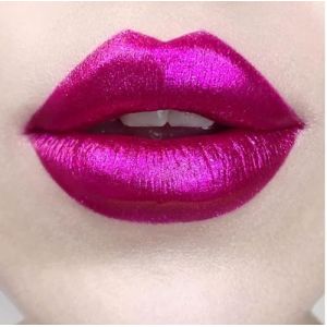 INTEROOKIE Rouge à lèvres imperméable - Couleur et vernis à lèvres métalliques longue durée Couleur et vernis à lèvres en métal qui ne se décolorent pas pour une tenue durable (DÉCAPANT ROSE) (INTEROOKIE, neuf)