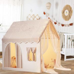 Tente de Jeu Enfants, Tente Enfant Interieur, Maison de Tente de Jeu, Tente Enfant Cabane, Grande Princesse Maison de Jouets avec fen&ecirc;tres pour gar&ccedil;ons et Filles de 3 &agrave; 13 Ans (A) (mystar, neuf)