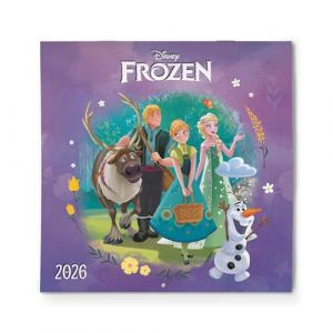 Calendrier 2026 Disney - Calendrier La Reine Des Neiges 2026 - Planner Disney 2026 | Planificateur Mensuel 2026 avec espace pour prendre des notes (30x30 cm) (12 mois) (Editorial GEU, neuf)