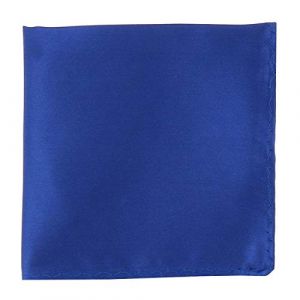 Pochette Costume Bleu Roi - Mouchoir de Poche Homme Bleu Royal - Accessoire Carré Poche de Veste - Mariage, Cérémonie (cravateSlim FR, neuf)