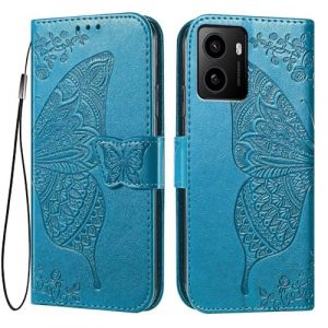 EASSGU Coque pour HMD Pulse/HMD Pulse+ (6.65" inches) Etui Flip Magnétique avec 3 Fentes pour Cartes 1 Portefeuille, Housse - Bleu (EASSGU, neuf)