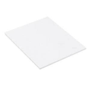 Rebower Plaque PVC Expans&eacute; 6mm d'&eacute;paisseur, 200x250mm Feuille Plastique Rigide L&eacute;g&egrave;re, [pour Signal&eacute;tique, Pr&eacute;sentations, S&eacute;rigraphie Num&eacute;rique] - Blanc/ 1 Pi&egrave;ce (rebower, neuf)