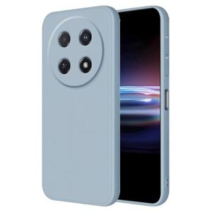 HONLEN Coque pour Honor Magic7 Lite 5G / Honor X9c Protection &Eacute;tui, (6.78" inches) Liquide TPU Silicone Case Anti Rayures Ultra Mince Souple Cover en Silicone Bleu fum&eacute; (HONLEN, neuf)