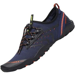 SAGUARO Chaussures Aquatiques Homme Femme Chaussure de Plage Chaussure Eau Chaussette Aquatique pour Baignade Natation Surf, Bleu Oxford GR.48 (Baostyleshop, neuf)