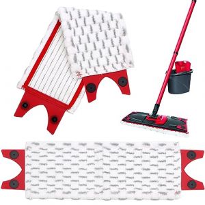 Yeria Replacement Microfibre Pad, Têtes de Balai Plates en Microfibre pour Vileda Ultramax 2 en 1 Spray Remplacer, Recharges en Microfibre pour Bbalai Domestique (Lot de 2) (Light Chaser FR, neuf)