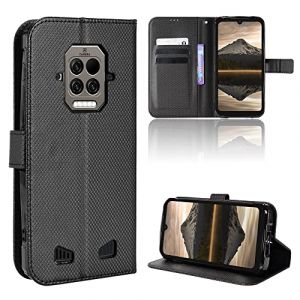 BaiFu Coque pour Doogee S86 &Eacute;tui &agrave; Rabat en Cuir Flip Cover Magn&eacute;tique Anti-Choc avec Fonction Stand Etuis Compatible avec Doogee S86, Diamant01 (BaiFu-EU, neuf)