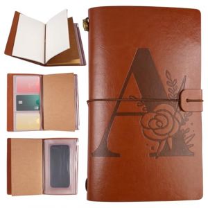 Cuir Vintage Journal Intime, 20x12cm Journal de Voyage en Cuir, Marron Carnet de Notes Vintage, 140 Pages Petit Carnet De Voyage, Journaux Personnalis&eacute;e, Pour &Eacute;crire, Voyageurs, Comme Journal Intime (Aruichi, neuf)