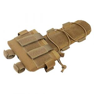 ATAIRSOFT Casque Tactique Batterie Pochette Balance Poids Pochette Contrepoids Pochette Accessoires de Chasse Airsoft DE (WorldShopping4U, neuf)