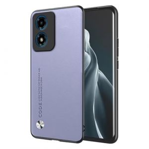 EASSGU Coque de T&eacute;l&eacute;phone pour Motorola Moto E14 / G04S / G04 / G24 / G24 Power (6.5" inches), Etui en Cuir de Style Business - Violet Clair (EASSGU, neuf)