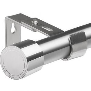 Tringle &agrave; rideaux 3m Tringle de rideau extensible Tringle &agrave; rideaux argent Tringles de rideau avec embouts et accessoires de montage pour salon/chambre &agrave; coucher, 135-365CM (Argent, &Phi;25mm) (EUR Red Bean574, neuf)