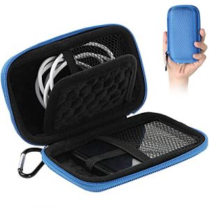 AGPTEK &Eacute;tui Rigide pour Ranger et Prot&eacute;ger MP3 et MP4/&Eacute;couteur/Cl&eacute;/C&acirc;bles USB, Compatible avec AGPTEK MP3 M3P/T08, Double Filet et Double Zip, Coque Rigide pour MP3 d'&eacute;cran 4 Pouces-14.6x8.4x3.8CM (Dreameater, neuf)