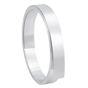 PH PandaHall 5m x 2cm Solin en aluminium Bande de Bordure en Aluminium Rouleau de Tôle D'Aluminium de 0.5mm pour Bricolage Artisanat Étanchéité Porte Fenêtre Jardin (PandaHall FR, neuf)
