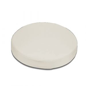 EN AyuL Coussin de siège de Chaise de Jardin imperméable,40/45cm Coussin de Chaise Rond pour l'extérieur,Coussin de Chaise épais pour Le Patio, Le Bureau et l'intérieur (50x50x8cm,Beige) (EN AyuL, neuf)
