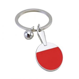 Porte-cl&eacute;s Pong Paddle,Porte-cl&eacute;s Pong - Pendentif d&rsquo;ornement de sac de porte-cl&eacute;s de sport - Porte-cl&eacute;s chauve-souris de raquette de -pong r&eacute;sistant &agrave; l'usure, accessoire &eacute;l&eacute;gant pour l (mojita, neuf)