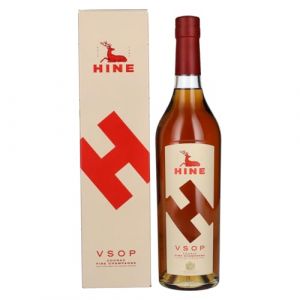 H by Hine VSOP Fine Champagne Cognac Design 40% Vol. 0,7l in Giftbox (delicando, neuf)