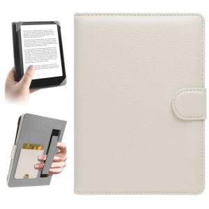 HoYiXi Universel &Eacute;tui pour 6.8'',7" E-Book Reader Compatibilit&eacute; Pocketbook/Tolino/Sony/Kindle Paperwhite/Kobo Clara HD/Kobo Clara 2E,6-7 Pouce eReader Cover Case, Blanc (Somei, neuf)