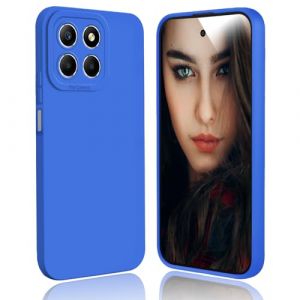 DESSEN Coque pour Huawei Honor X8 5G / Honor X6 / Honor 70 Lite &Eacute;tui - Silicone Housse Antichoc Protection Case Souple Mince TPU Cover Bumper Anti-Empreinte, Bleu Fonc&eacute; (Woshanya, neuf)