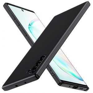 ivoler Noir Mat Coque pour Samsung Galaxy Note 10 4G / 5G avec Protection Cam&eacute;ra, Ultra Mince &Eacute;tui de Protection en Silicone Antichoc, Souple TPU Anti-Rayures Bumper Housse (AYRmall-AMFR, neuf)