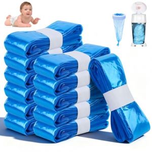 Dulynva 12 pi&egrave;ces Recharge Poubelle a Couche 4,5m Sac Poubelle Couche Grande Capacit&eacute; Compatible avec Tommee Tippee, Angelcare (FUZERUI, neuf)