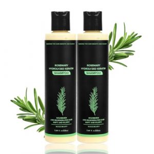 Shampoing Bio Au Romarin Pour La Pousse Des Cheveux, Fortifiant Et éPaississant Naturel, Pour Femmes Et Hommes,2pcs (Long-Tou, neuf)