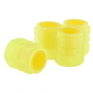 4 bouchons valve pneu universels lumineux pour voiture, r&eacute;sistant &agrave; la corrosion, bouchons valve pneu LED n&eacute;on pour v&eacute;lo, voiture, moto (sapcetall, neuf)