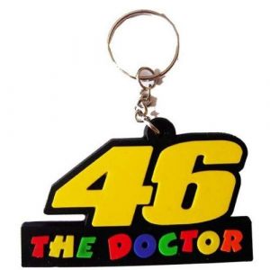 Hirondelle Bleue&reg; Porte Cl&eacute; en Silicone Moto Motard g&eacute;n&eacute;rique compatible avec '46 The Doctor' Valentino Rossi Moto Suzuki Yamaha Honda KTM Derbi Aprilia BMW,exp&eacute;di&eacute; depuis la France (Hirondelle.bleue.discount, neuf)