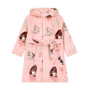 Disney Vaiana Peignoir De Bain Fille, Moana Princesse Peignoir Fille, Robe de Chambre Enfant Polaire, Rose 7-8 ans (Character FR, neuf)