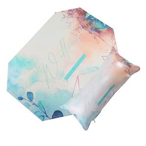 Mikikit Ensemble Coussin De Manucure Et Oreiller Mains Octogonal Avec Tapis &agrave; Main, Kit Nail Art, Pour Usage Professionnel Et Domestique, Accessoires Pour Salon De Manucure Et Formation Ongulaire (Famidago, neuf)