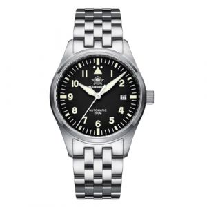 ADDIESDIVE Montre de plong&eacute;e Automatique pour Homme &eacute;tanche &agrave; 200m Mouvement m&eacute;canique Automatique 8215 Montre pour Homme en Acier Inoxydable AD2519 (ADDIES, neuf)