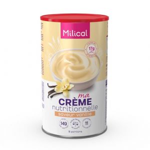 Cr&egrave;me Nutritionnelle Di&eacute;t&eacute;tique | Pot de 405g | Perte de Poids | Hyperprot&eacute;in&eacute;e et Hypocalorique | Laboratoire Milical (Vanille) (Ma Sant&eacute;, neuf)