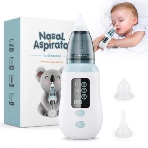 Mouche B&eacute;b&eacute; Electrique, Aspirateur Nasal 2 en 1 et Dissolvant de C&eacute;rumen, Nettoyeur &eacute;lectrique pour le Nez de B&eacute;b&eacute; avec 4 Buses en Silicone pour Nouveau-n&eacute;s, Tout-petits (Mr. T&J, neuf)