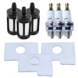 Adefol BPMR7A L7T Bougie D'Allumage avec Filtre à essence Filtres à Air pour Stihl MS170 MS180 017 018 MS171 MS200 Remplacer 00003503500 11301240800 (Adefol Store, neuf)