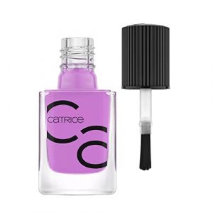 Catrice ICONAILS Lot de 3 vernis à ongles gel Lacquer, numéro 151 Violet Dreams, violet, longue durée, brillant, sans acétone, végétalien, sans particules de plastique, 3 x 10,5 ml (SuzanjaS, neuf)