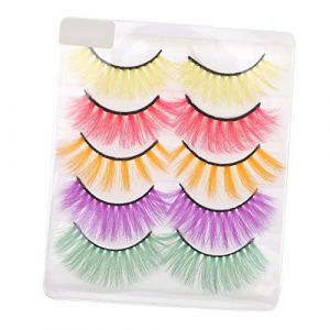 Veemoon 5paires Cils Faux Cils Naturels Cosm&eacute;tiques Pour Femme Lot De Extensions Professionnelles (lucy Liu, neuf)