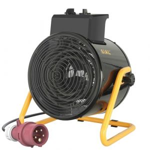 SIAL Industriel Radiateur &eacute;lectrique - 5000W Chauffage Soufflant - Pour Chantier,Atelier Ou Garage (Noir) D5 (SIAL, neuf)
