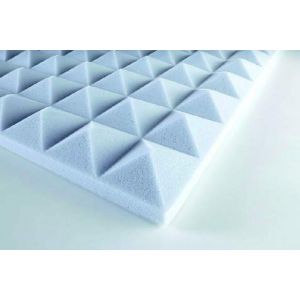 Mousse acoustique de mélamine - Basotect pyramidale 30 auto-adhésif (seron srl, neuf)