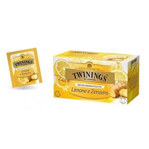 Twinings fruits th&eacute; citron & gingembre 25 sachets (Good4 you, neuf)