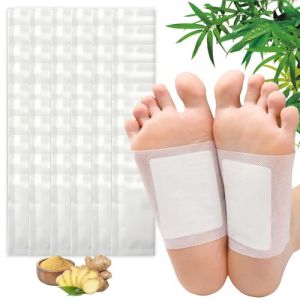 GIUSOBG Detox Foot Patches 60 Pi&egrave;ces Patch Detox Pieds Detox Foot Patches Nettoyage Profondeur Deep Cleansing Patch Pieds Patch Detox Pieds 100% naturel Patchs Favorise Circulation Sanguine (BINHENGEU, neuf)