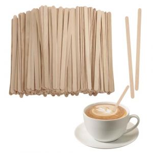 Xbessc Lot de 400 Touillettes Agitateurs de Caf&eacute; 14 cm, Agitateur Caf&eacute; en Bois Naturel, Touillette Cocktail Biod&eacute;gradables, M&eacute;langeurs Jetables pour th&eacute; Cocktails Boisson L'artisanat (XuanBC, neuf)