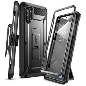 SUPCASE Coque pour Samsung Note 10 Plus / Note 10 Plus 5G, Avec B&eacute;quille + Clip Ceinture Sans Protecteur d'&eacute;cran [Unicorn Beetle Pro] Protection Robuste Antichoc (Noir) (SUPCASE & i-Blason Store, neuf)