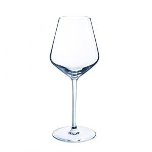 COUZON - Verre &agrave; vin - Lot de 4 - Sirius - Krysta, Contenance 29 cl, Dimensions : H20.6 cm x Diam&egrave;tre 8.3 cm - Transparent (Amefa-Couzon, neuf)