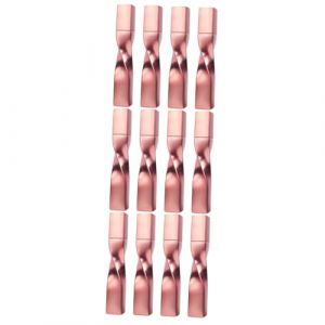 Baluue 12 Pièces brosse à cils tube vide bouteille de cils mascara clair maquilleuse Tube de mascara rechargeable mascara transparent pour cils brosse sourcil applicateur de mascara (Fortune Luck, neuf)