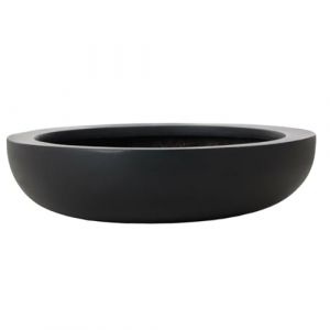VIVANNO Bac à Plantes Bac à Fleurs Bac décoratif en Fibre de Verre Anthracite Plana - 11 x 43 cm (AE Trade, neuf)