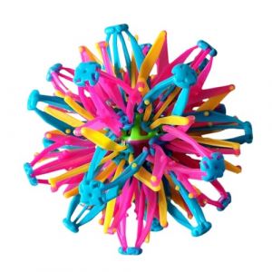 Balle Magique Expansive - Boule De Respiration Extensible Colorée, Boule De Respiration Boules Magique Extensible Jouet, Grande Boules Rétractable Et Transformable, Balle Lancer À La Main Extérieure (yusitaz, neuf)