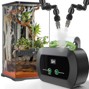 Humidificateur pour Reptiles, Brumisateur Terrarium, Humidificateur Terrarium, Intelligent pour Reptiles, Automatique Humidificateur pour Terrarium/Amphibiens/Rainforest (Lieberwell, neuf)