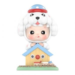 POP MART HACIPUPU Fluffy Puppy Figure Pop d’Action Figurines Anime de Jouet Figure à Collectionner Cadeaux Créatifs 1PC (POP MART Official Store, neuf)