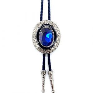DINSOAVR Cravates, faux cols, Bolos traditionnel cravate pour femmes hommes mode cristal pendentif cravate cravate western corde collier cravate de concert chemise cravate (guangzhoujucikejiyouxiangongsi, neuf)
